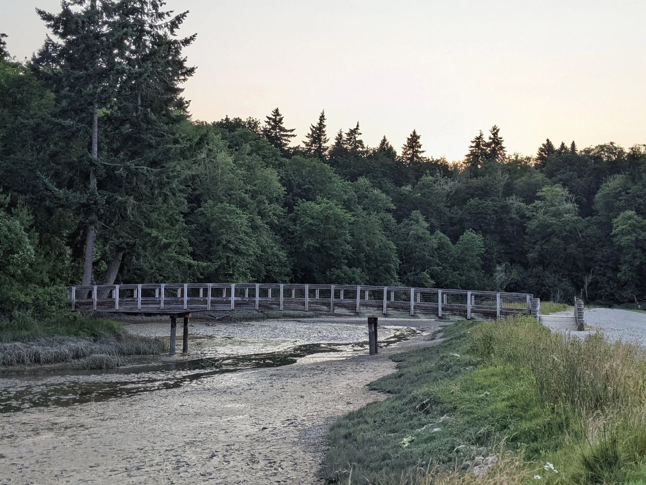 Trail at Tolmie State Park