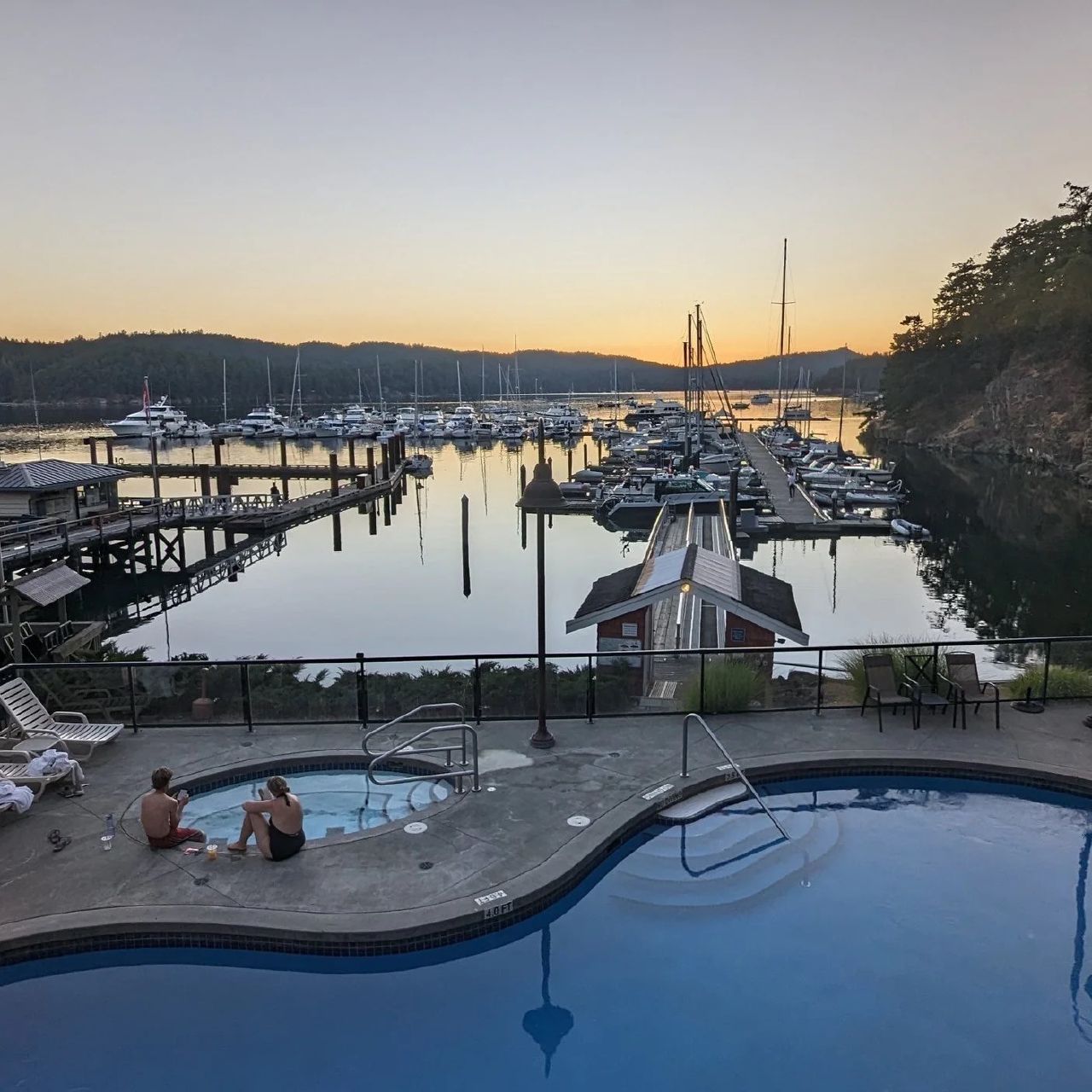 Poet’s Cove Marina and Resort in Bedwell Harbour